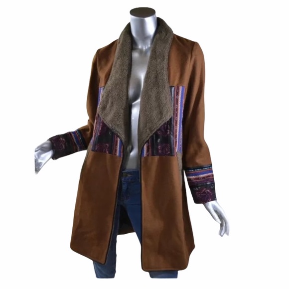 Aporia.As Long Bohemian Style Coat Jacket Small… - Picture 14 of 14